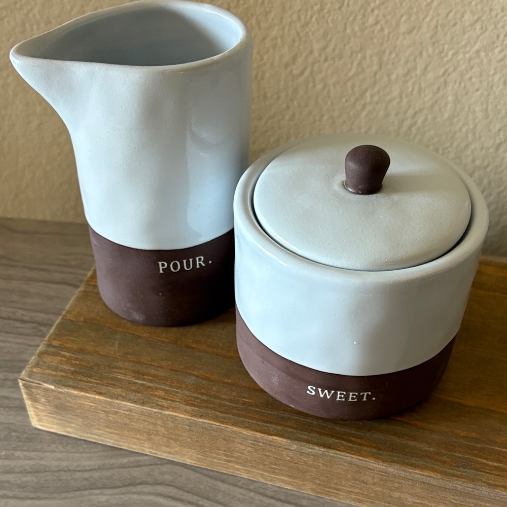 Rae Dunn Brown Ceramic Base